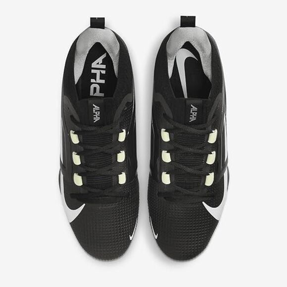 Nike Alpha Menace 4 Elite Football Cleats Men Size 10.5 Black FD7036-002 NEW main image 6
